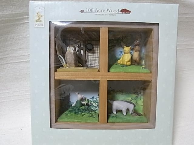 Amazon.co.jp: クラシックプー 100エーカーの森 ジオラマ フィギュア